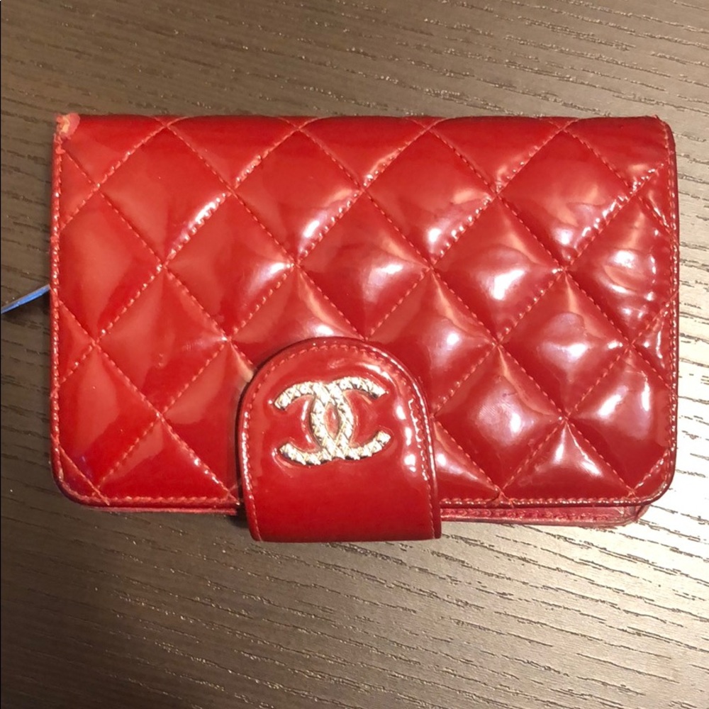 Red Chanel Wallet